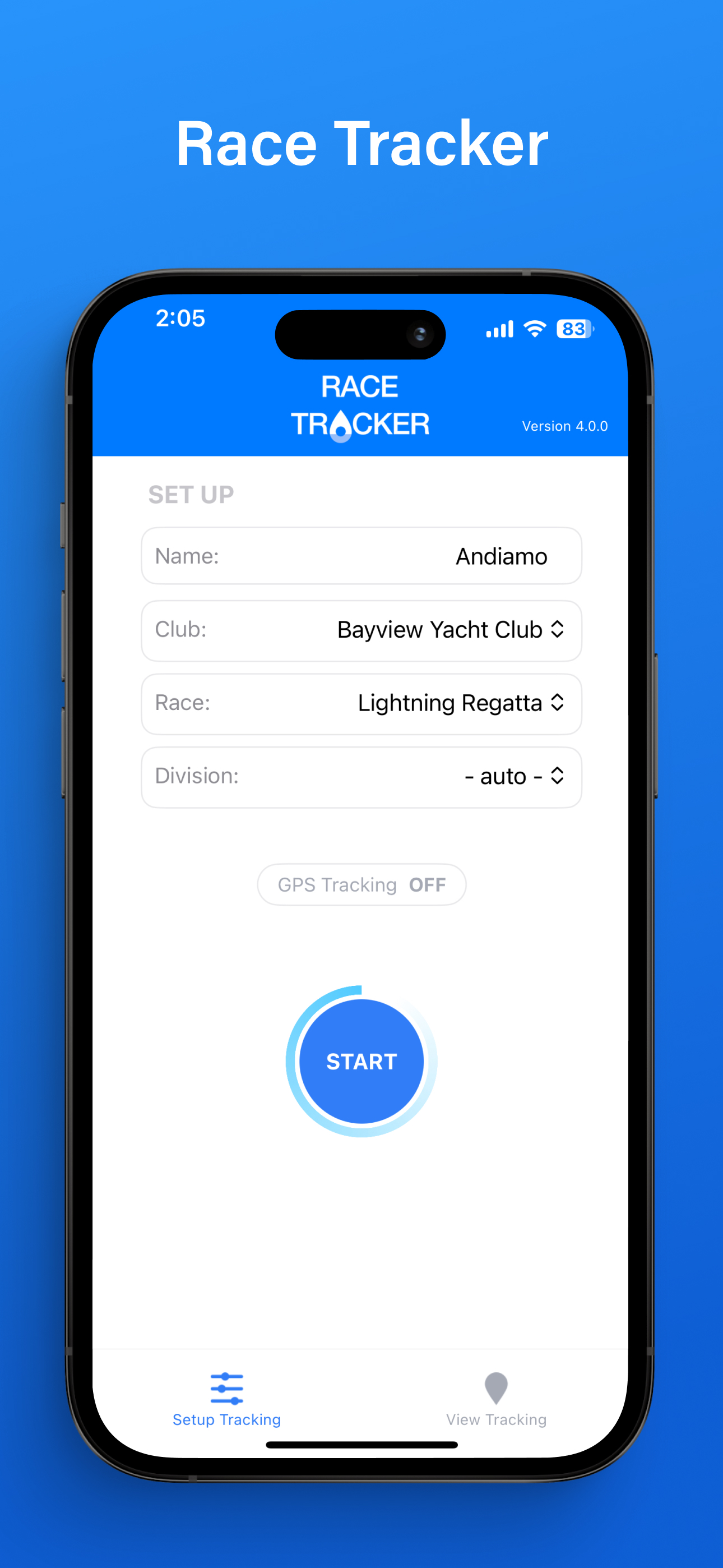 PredictWind Race Tracker
