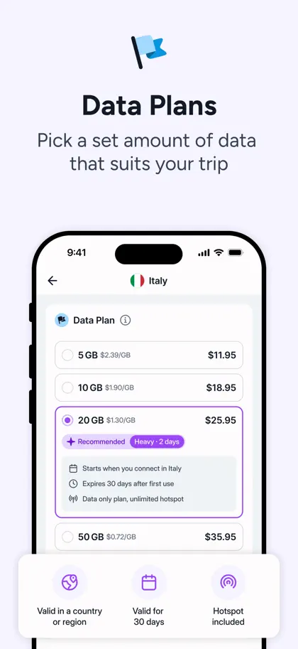 Screenshot 6 von 6 zu Roamless: eSIM Travel Internet