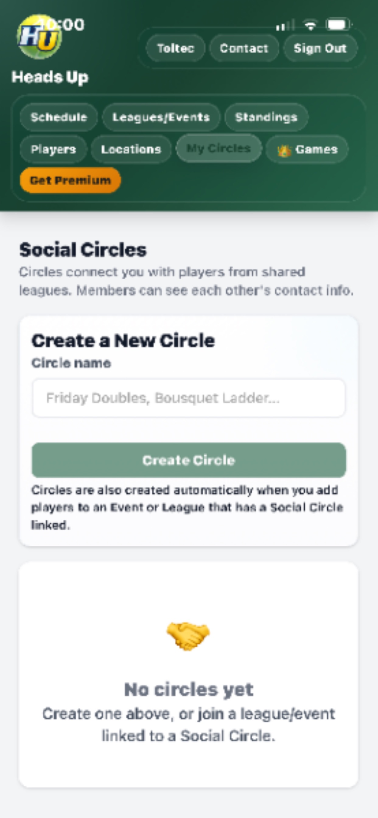 Screenshot 1 of Heads Up Sport