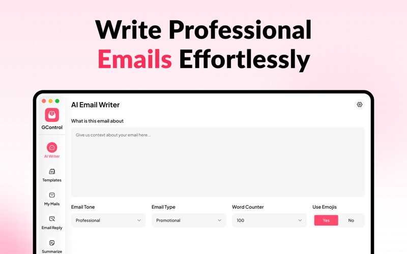 GControl – Toolkit for Gmail iPhone screenshot
