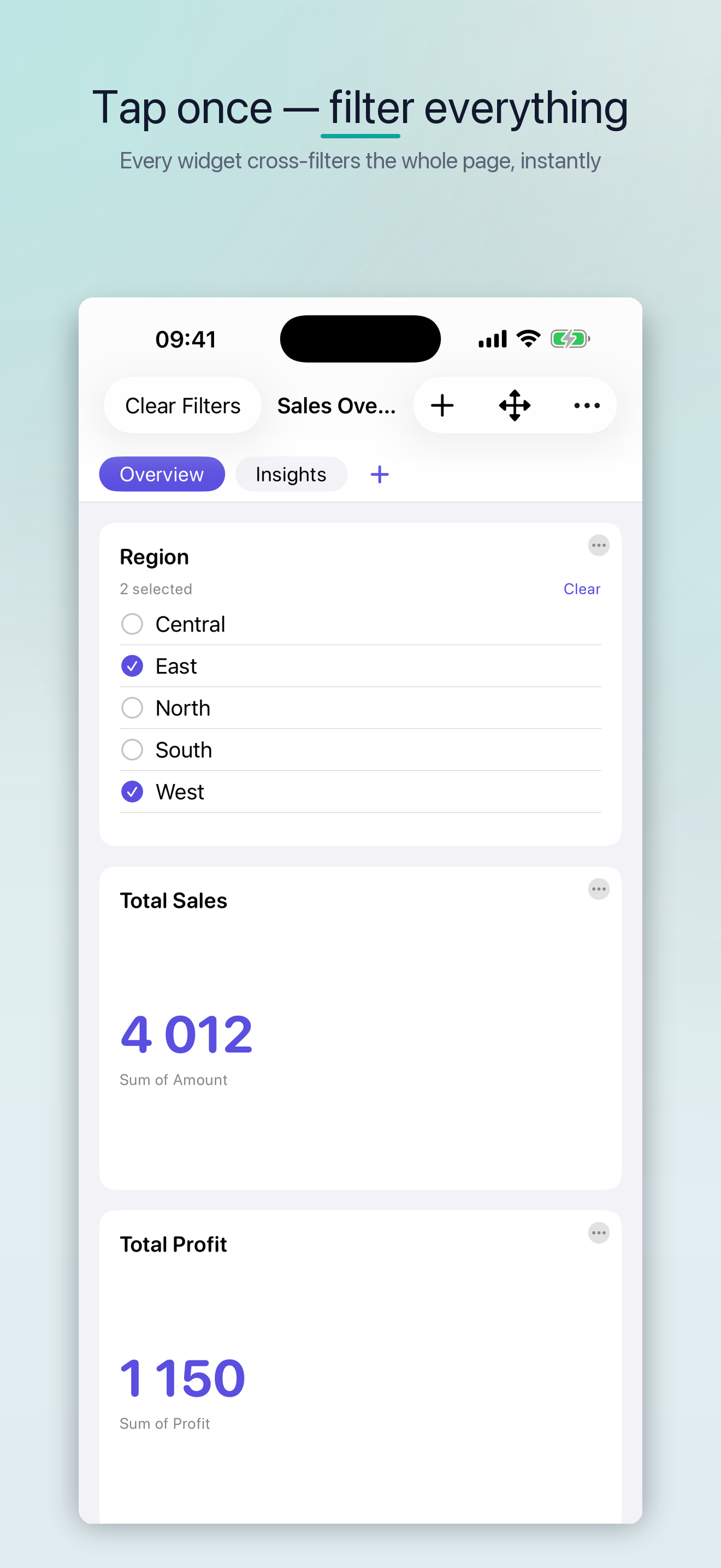 Vaneo: Charts & Dashboards screenshot 4