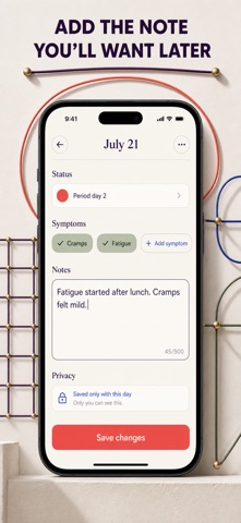 Period Tracker: Private Diary Screenshot 5 of 10