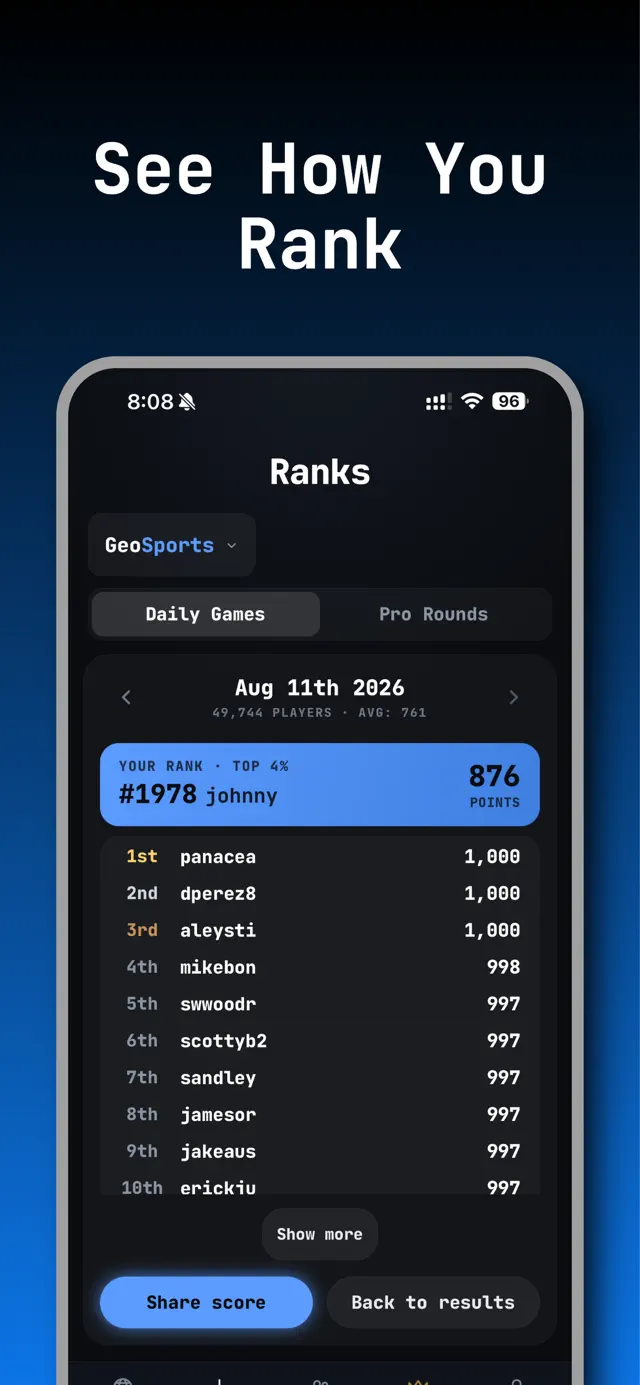 GeoGames - Daily Challenges screenshot 6