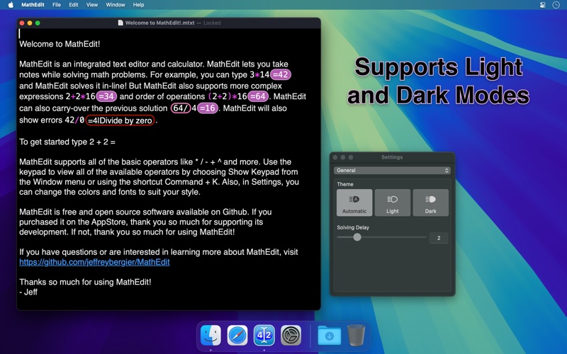 MathEdit screenshot