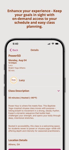 Shakti Yoga Athens screenshot