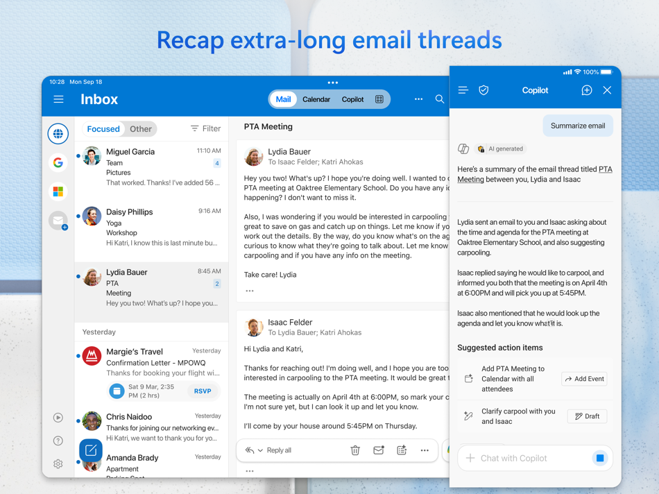 #6. Microsoft Outlook (iOS) 由: Microsoft Corporation