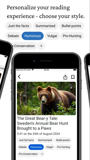 Clear Prism: AI News screenshot 2
