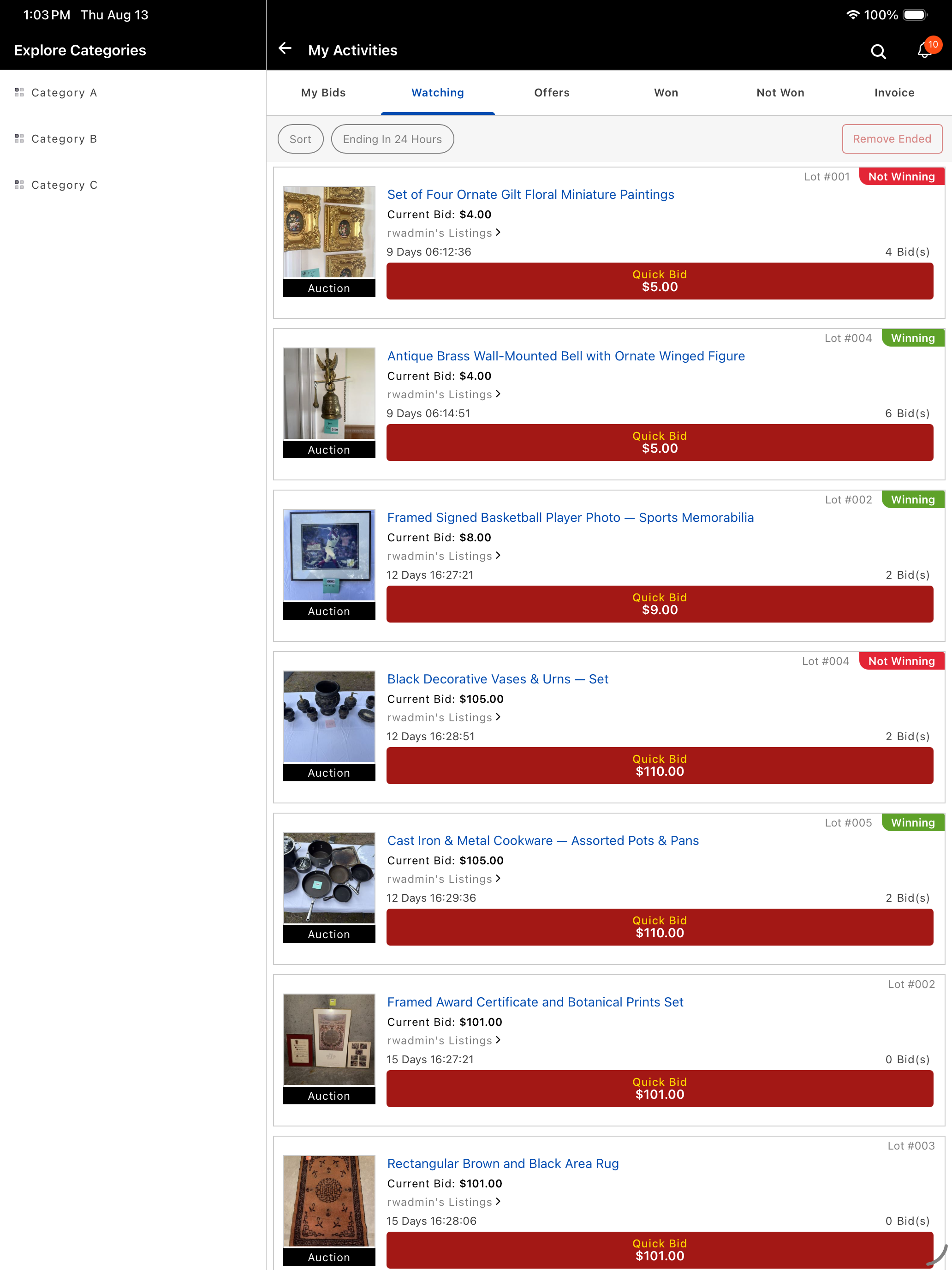 ESBJ Auctions screenshot 13