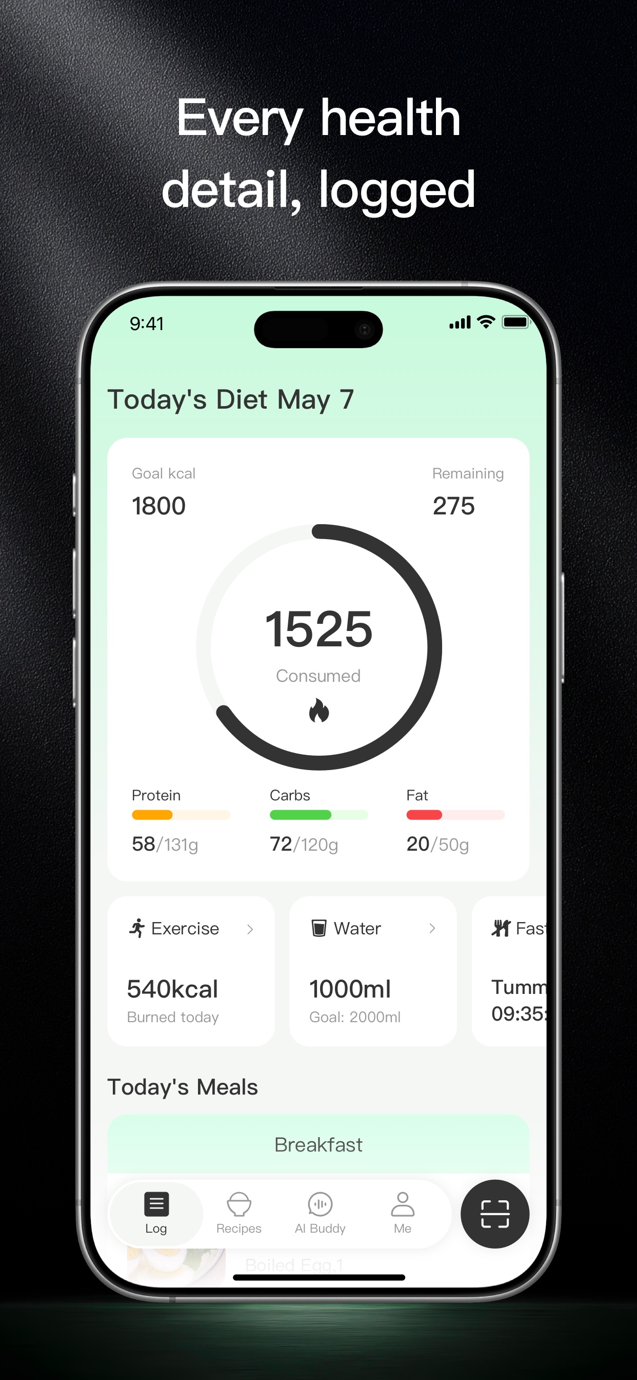 Screenshot 1 of NutriSnap:FastMate