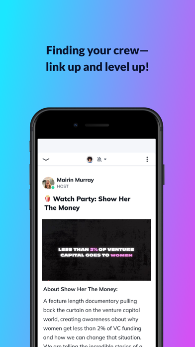 Screenshot 2 of TechFoundHer Collective App