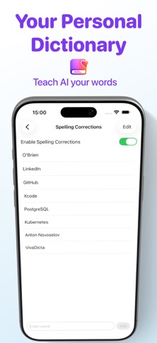 VivaDicta - Audio to Text screenshot