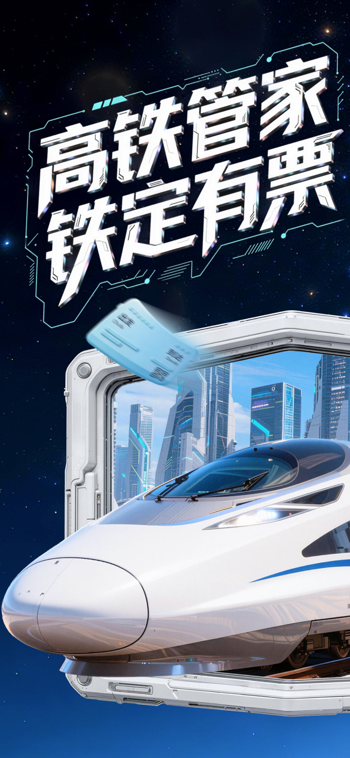 高铁管家 - 火车票高铁票预订、自动候补抢票平台 screenshot 1