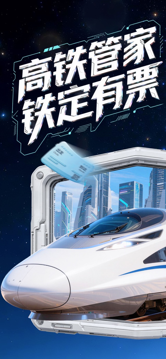 高铁管家-火车票12306出票 截图
