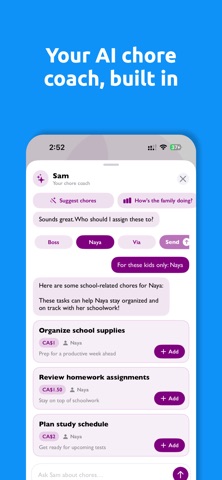 Talkio: Family Chores iPhone screenshot