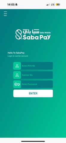 Saba Pay Cashier Screenshot 1 of 7