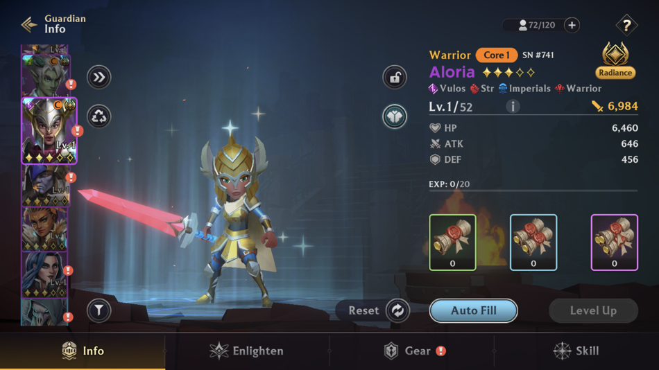 #7. Guild of Guardians (iOS) Podle: IMMUTABLE PTY LTD