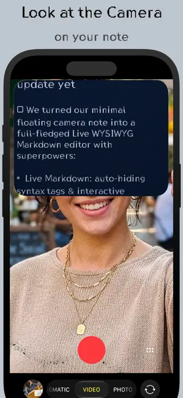 1secNote: Markdown & Prompter screenshot 2 of 8