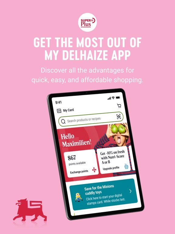 My Delhaize iPad screenshot 1 - Shopping app