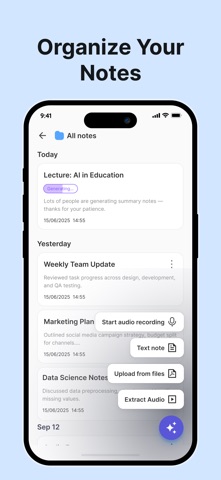 Smart AI Notes: Speech To Text Screenshot 6 of 7