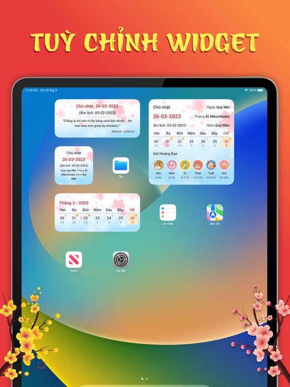 Lịch Vạn Niên 2026 & Lịch Âm iPad screenshot 4 - Utilities app