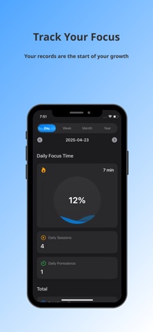 Flowave : Pomodoro Focus Timer Screenshot 2 of 6