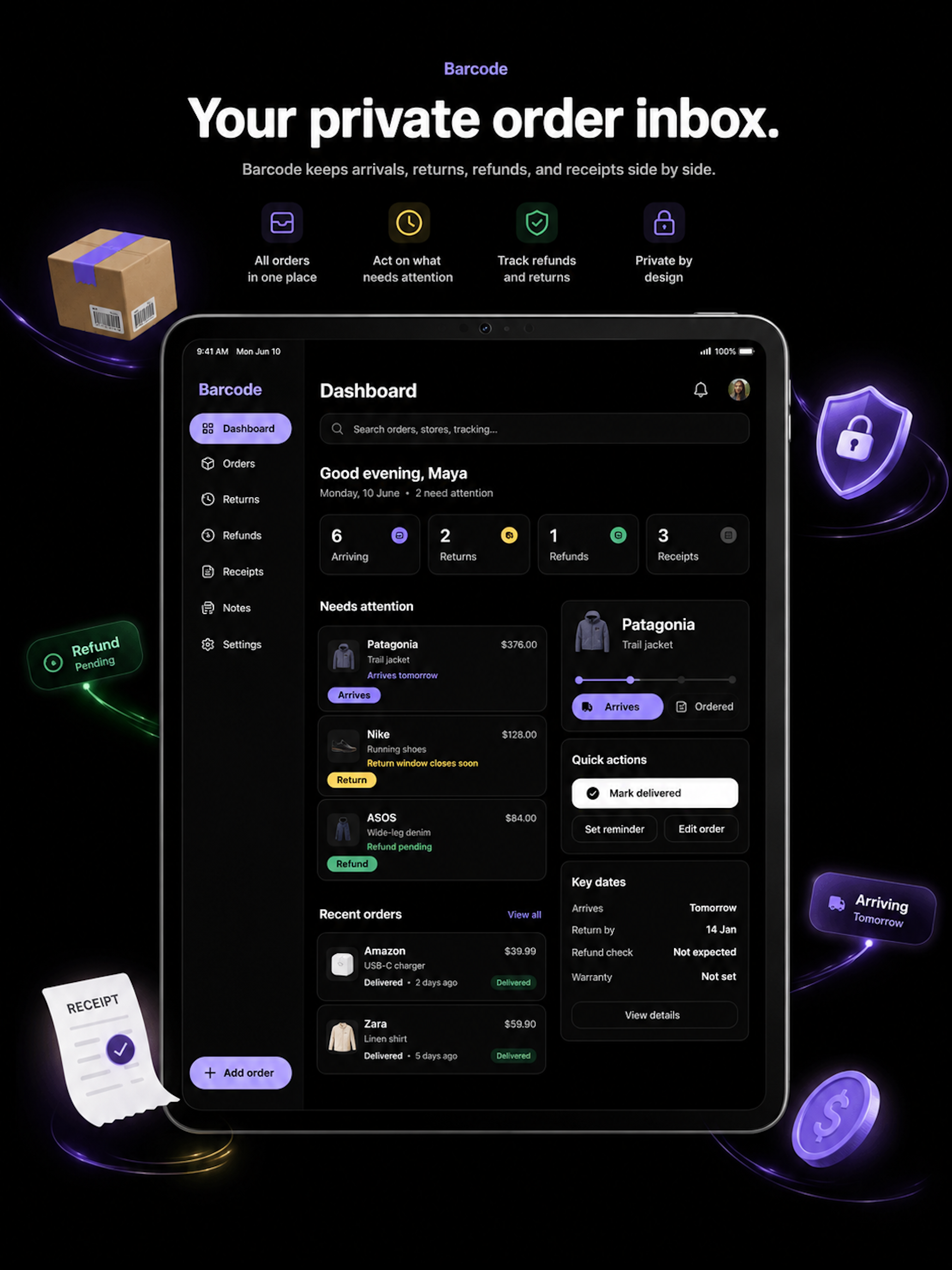 Barcode: Deliveries & Returns screenshot 9