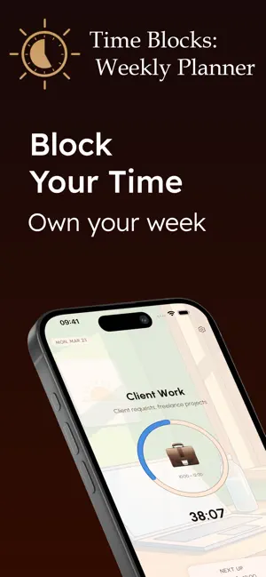 Time Blocks: Weekly Planner screenshot 1