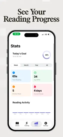 Lecto - AI Speed Reading App iPhone Ekran Görüntüsü 5