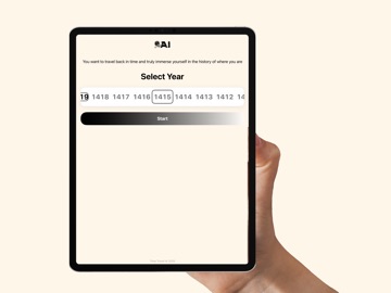 Time Travel Ai iPad screenshot