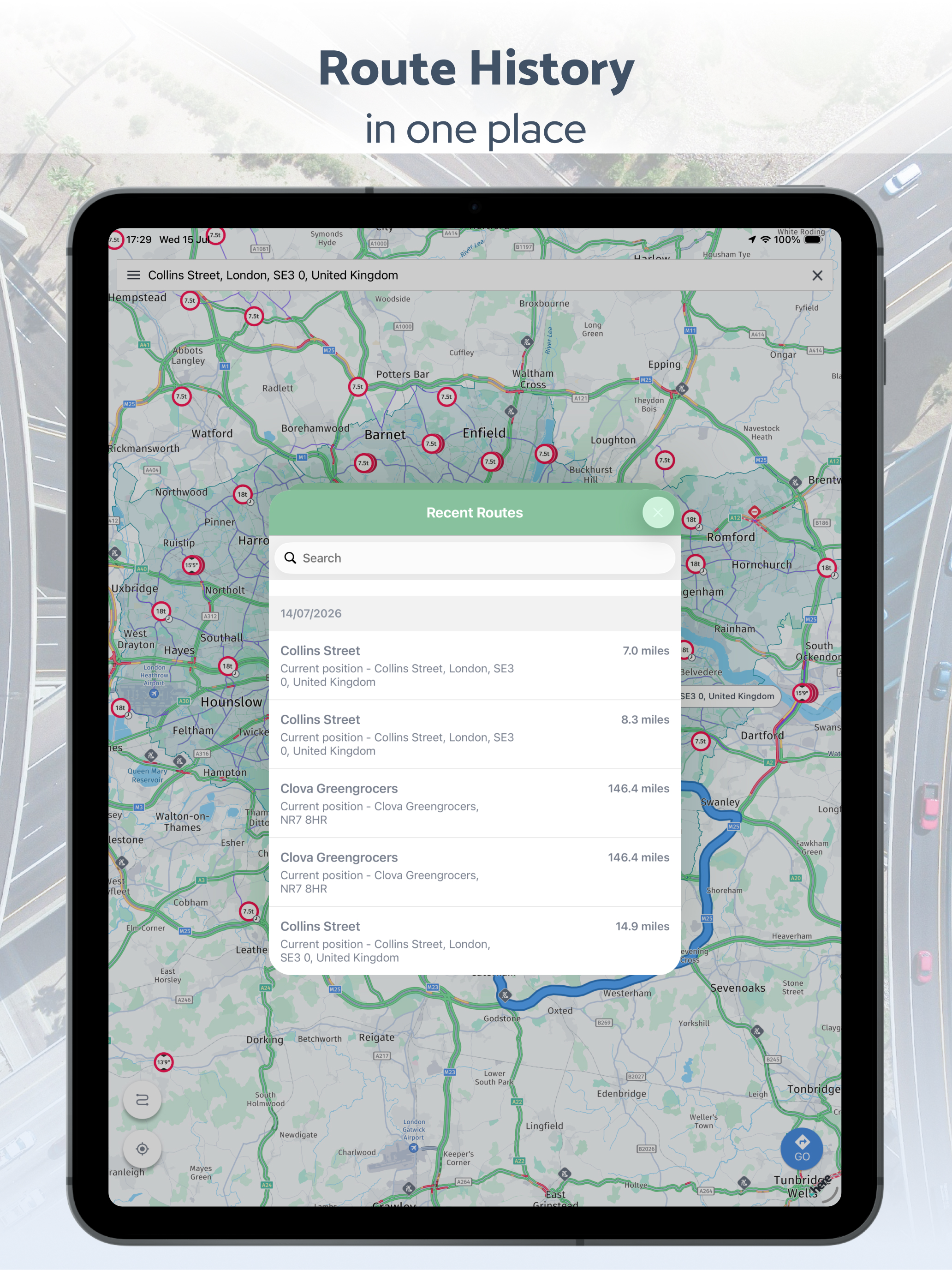 Lorry Route - HGV Navigation screenshot 18
