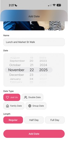 DateStreak screenshot