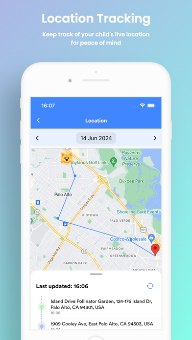 Parental Control App NannyHere Screenshot
