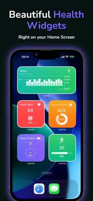 VitalTile: Health Widgets screenshot 1