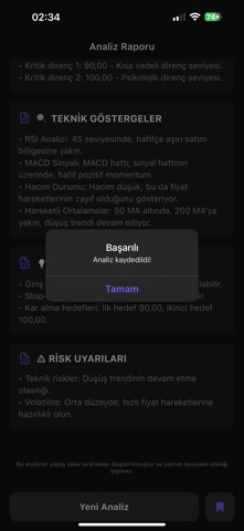 Coinanalyze: AI Kripto Analizi screenshot