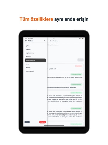 De Jure AI iPad screenshot 7