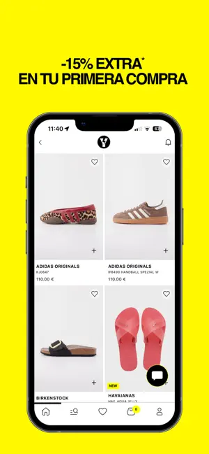 Yellow: Fashion & shoes online screenshot 2