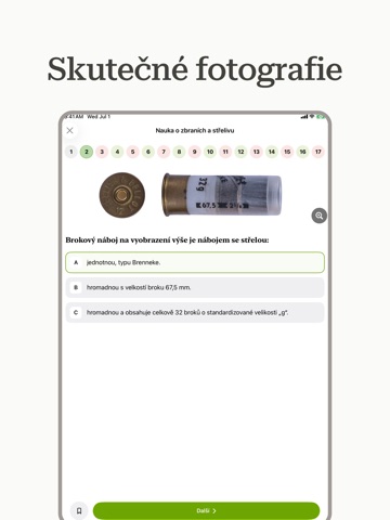 Zbrojní průkaz - Testy iPad screenshot