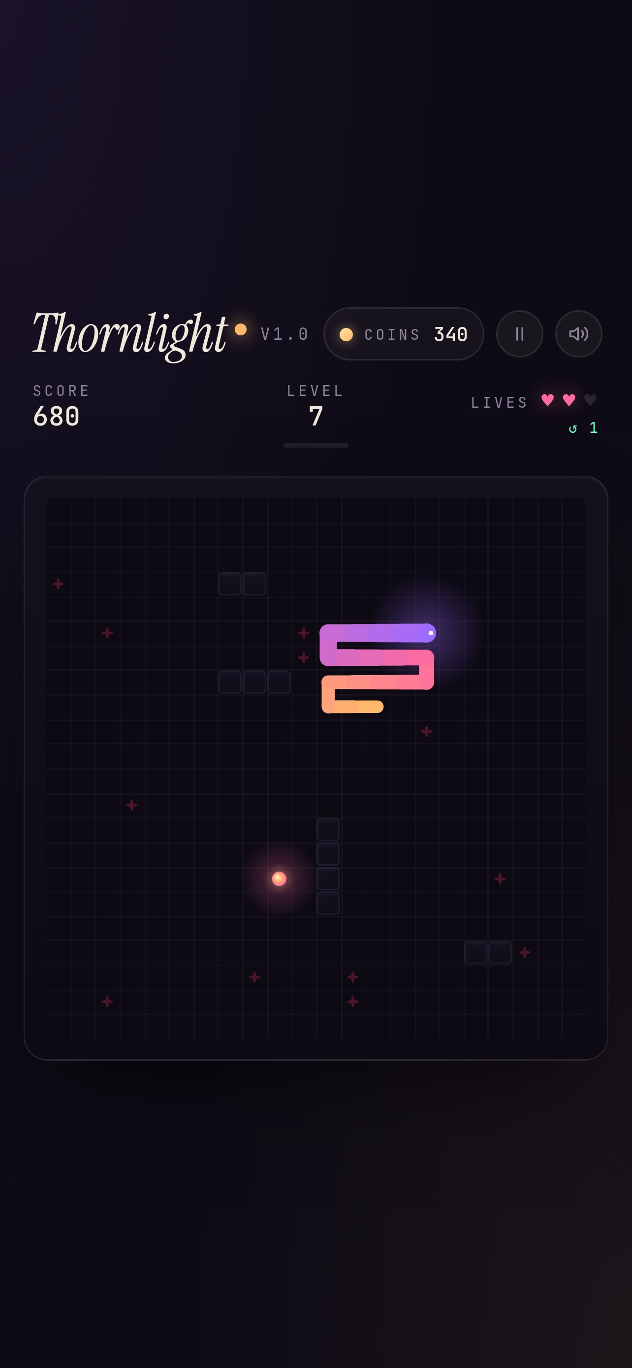 Screenshot 3 of Thornlight: Neon Snake