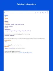 dictionary of english collocations ipad resimleri 2