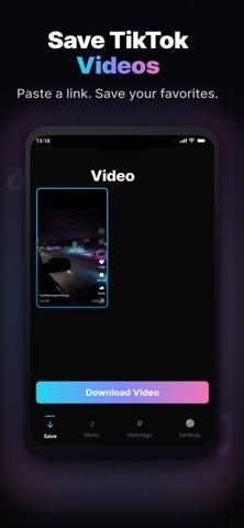 SavTok: Tıktok Video Saver iPhone screenshot