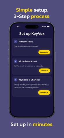 KeyVox: AI Voice Keyboard iPhone screenshot
