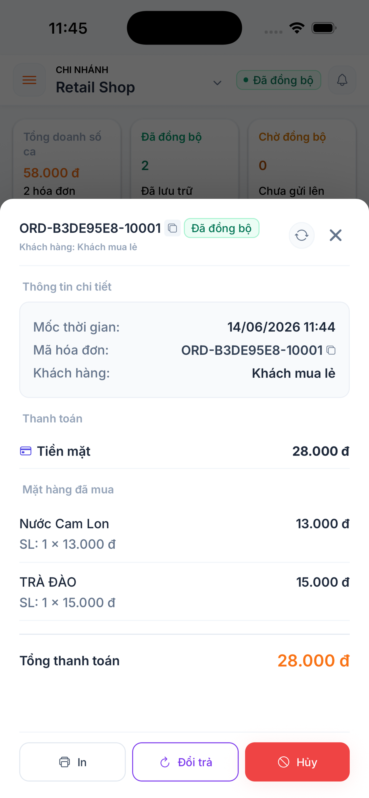 Ứng dụng bán hàng - Oni POS screenshot 7