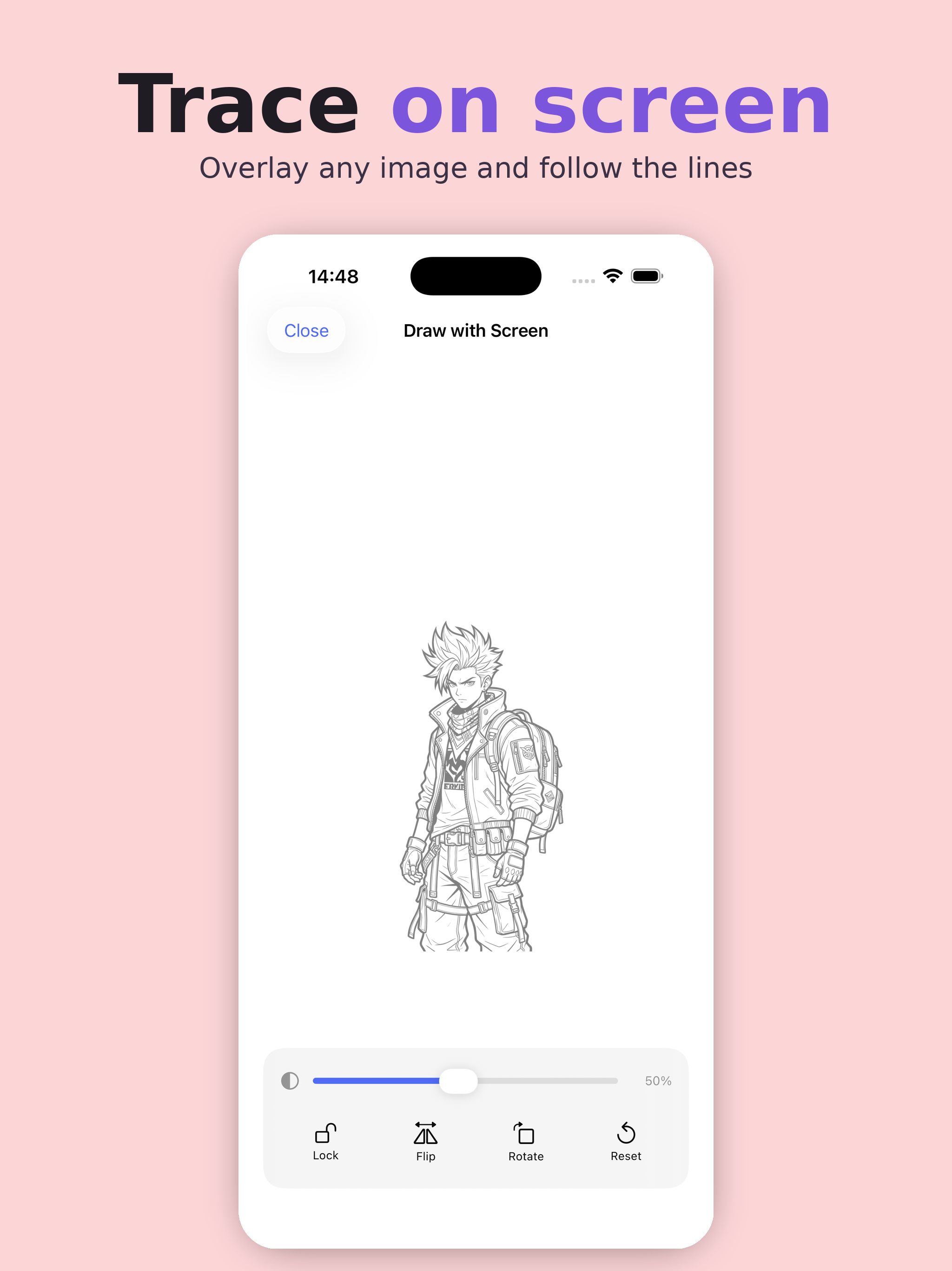 AR Draw: Trace Anime Sketch