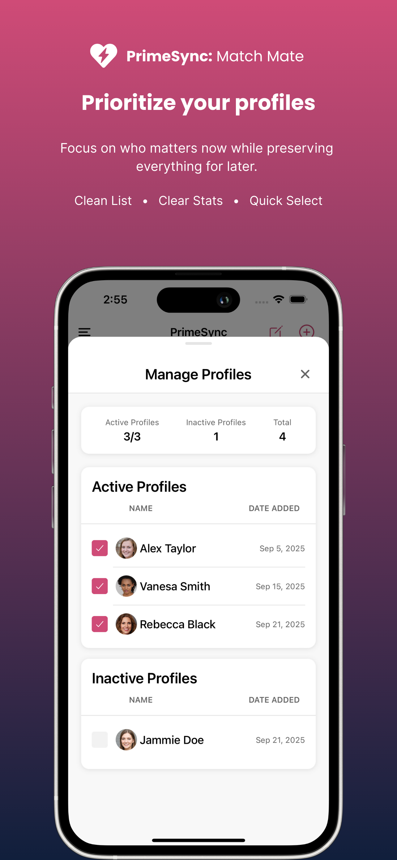 PrimeSync: Match Mate