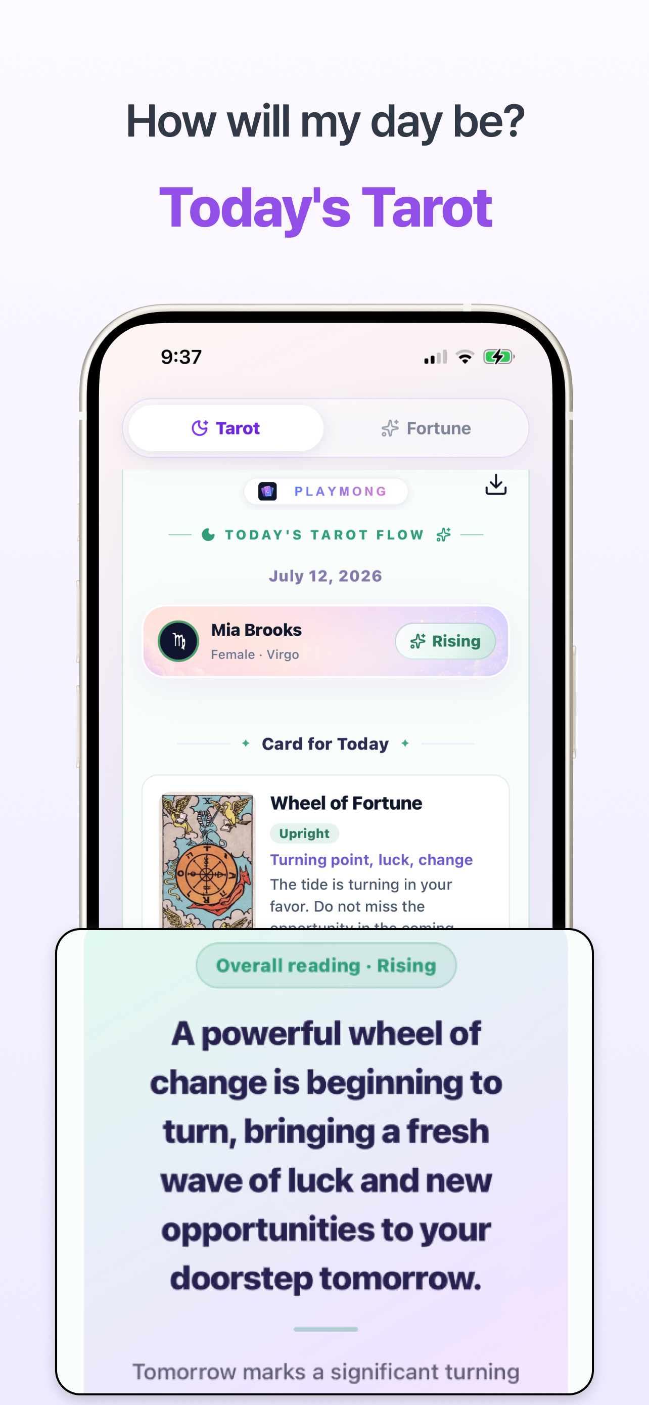 Playmong Tarot, Dreams & Saju screenshot 4