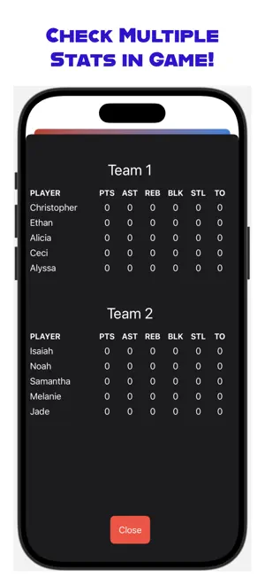 Blacktop Stats screenshot 2