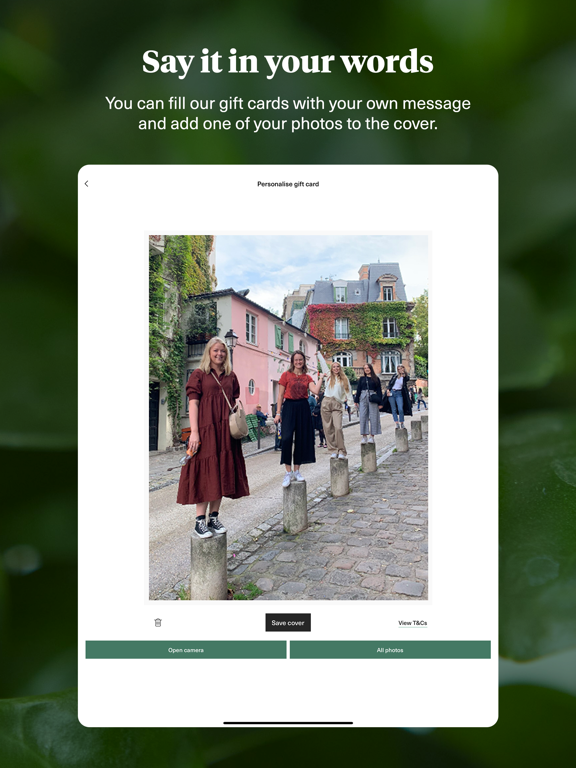 Bloom & Wild - Flowers & Gifts iPad screenshot 5 - Shopping app