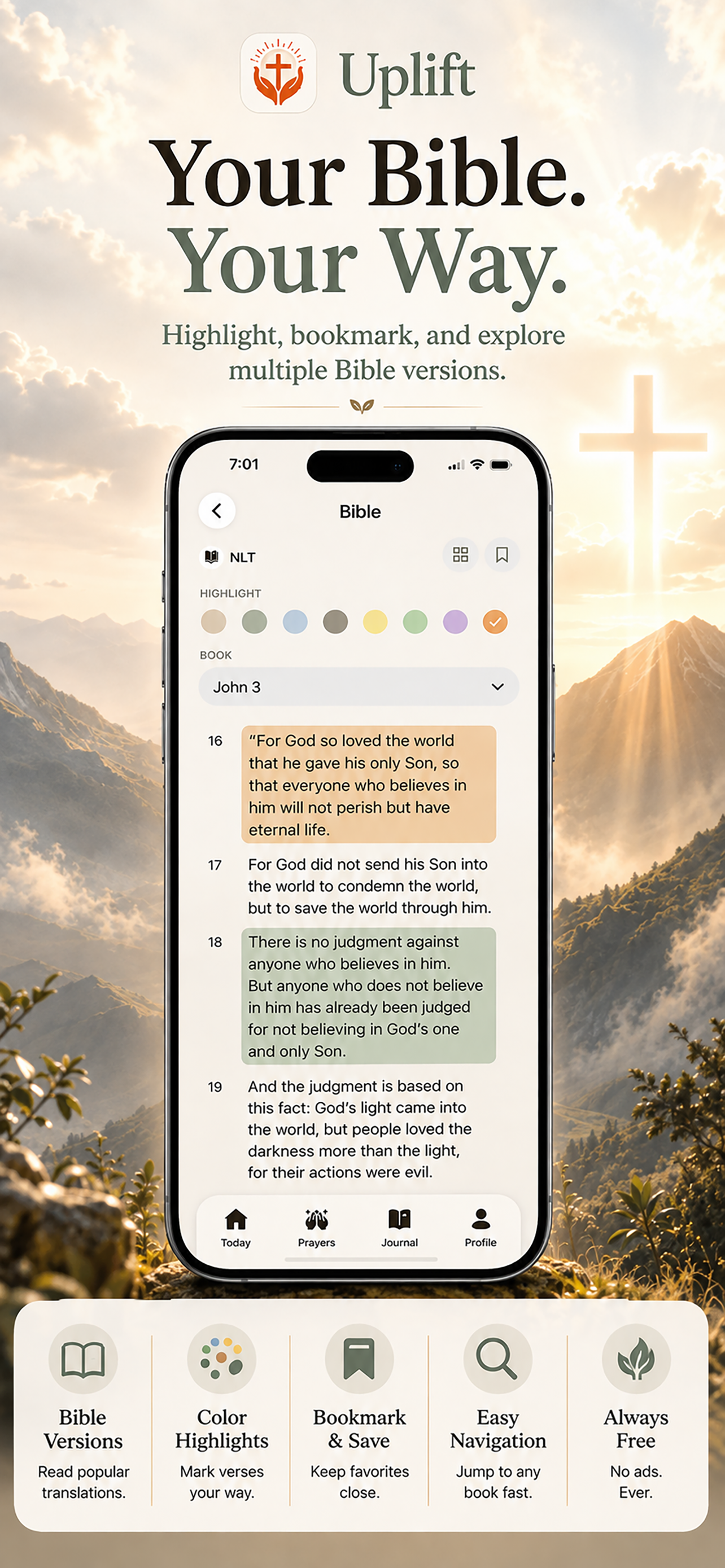 Uplift:  Prayer & Focus screenshot 2