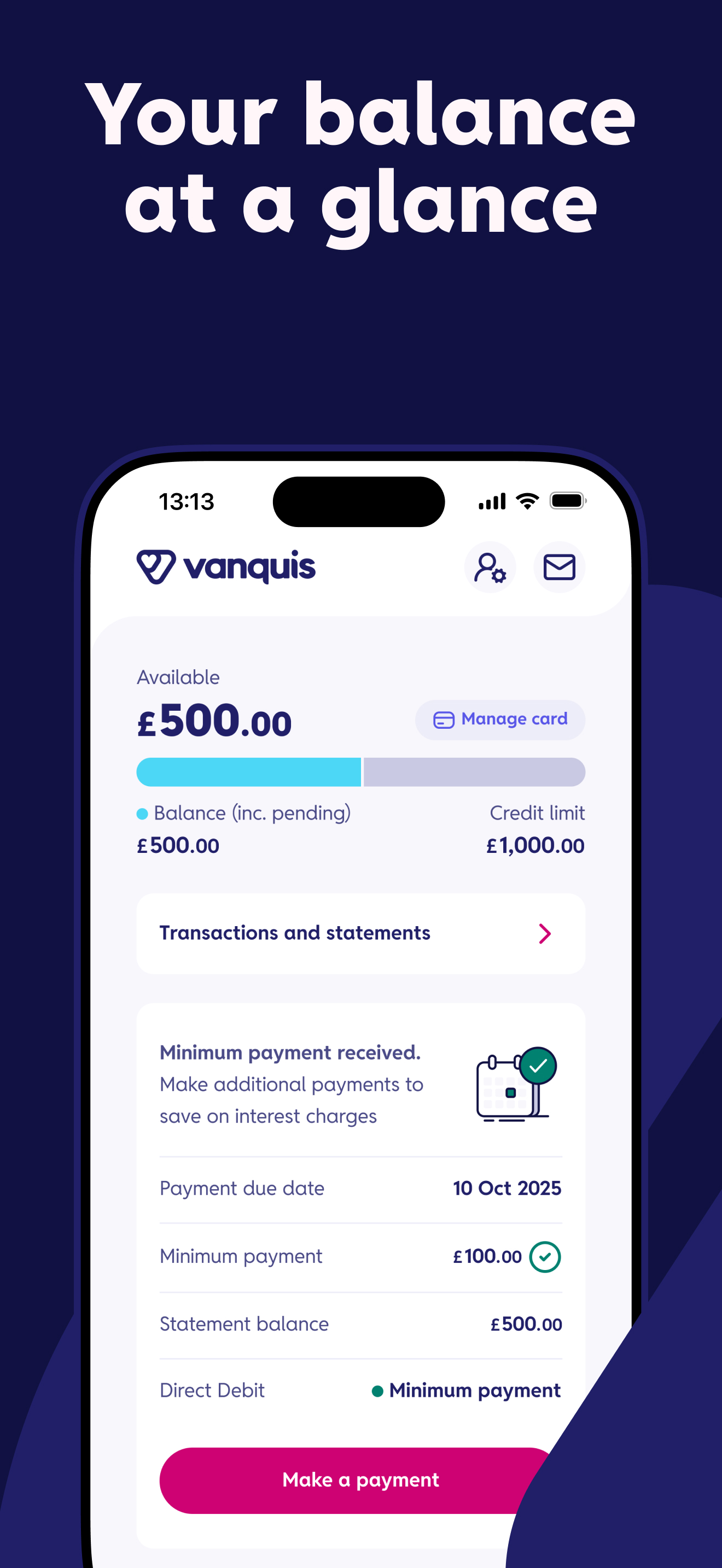 Vanquis Credit Card