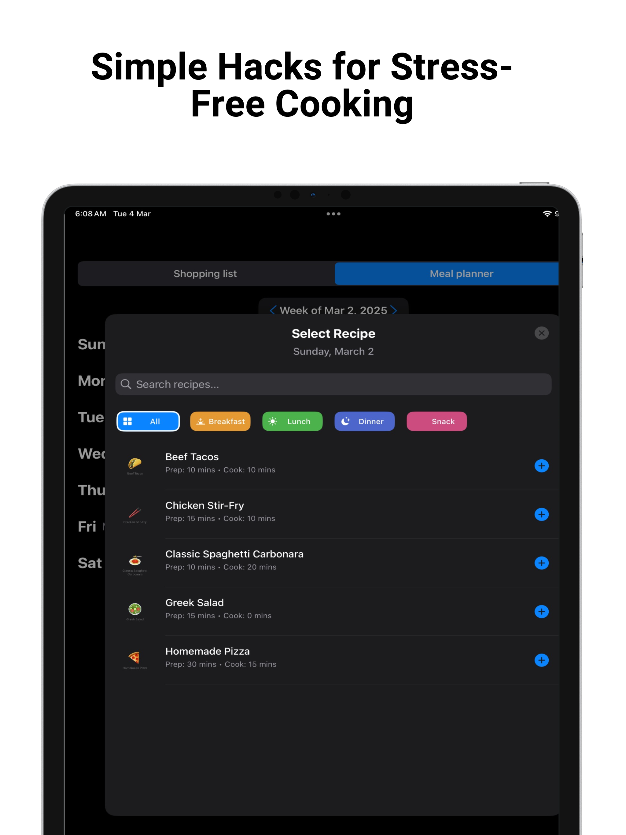 Recipe Book : Plan & Organize screenshot 12
